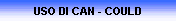 USO DI CAN - COULD
