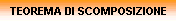 TEOREMA DI SCOMPOSIZIONE