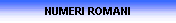 NUMERI ROMANI