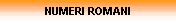 NUMERI ROMANI