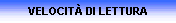 VELOCIT DI LETTURA
